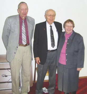 Uncle Henry (Mom's brother),
Uncle Bill, and Aunt Jean, Dad's siblings