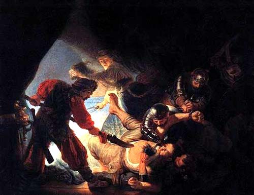 Samson captured because he trusted Delilah