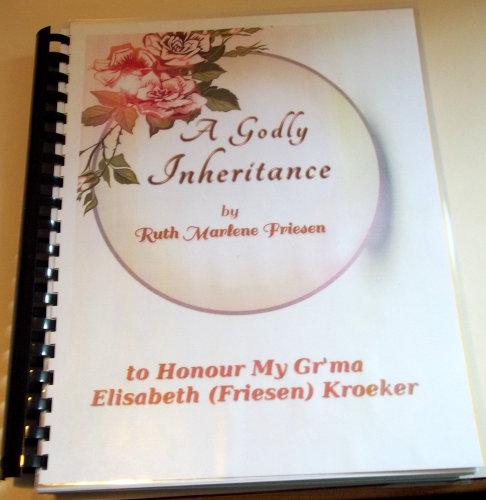 A Godly Inheritance -my copy printed & bound